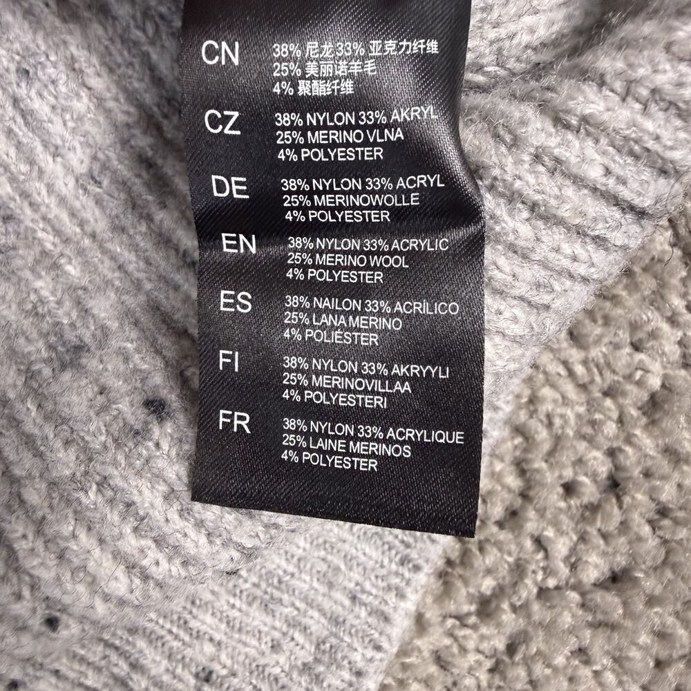 Kuhl Sweater Mens L Gray Henley Waffle-Knit Shoulder Patch Pullover Long Sleeve - Picture 4 of 10